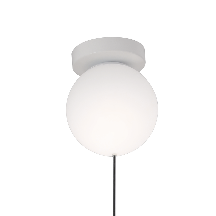 Lampadario LED URSOLETI CP210 Globo 15cm, Altezza 47cm, 1xE27, Sospeso, Metallo e Acrilico Lampadari per bambini Titolo predefinito Alessandro Design
