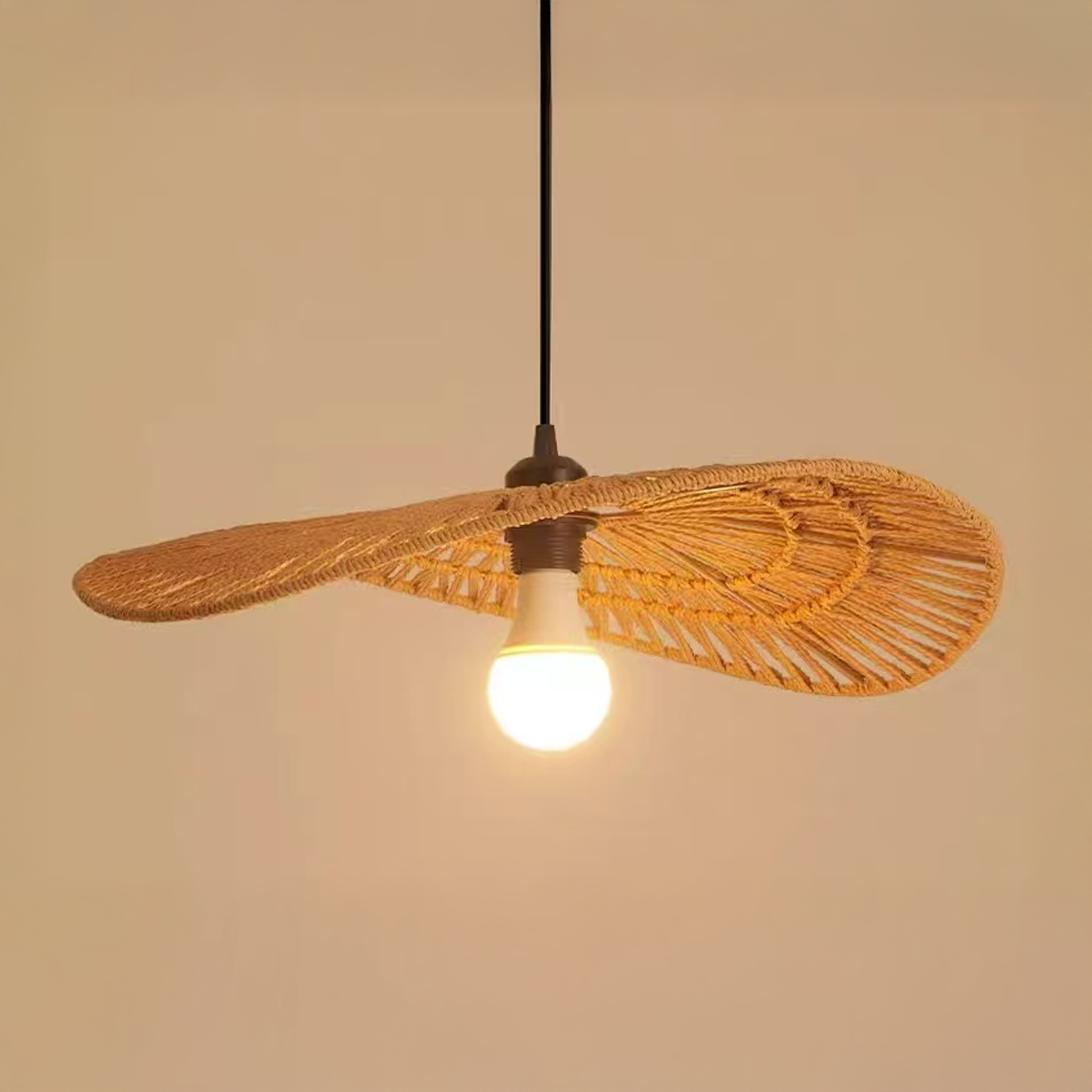 Lampadario a sospensione LV821, 1x E27, Lampadario a corde Vintage Titolo predefinito Alessandro Design