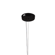 Lampadario LED a Sospensione con Telecomando 77W, LM510/5BK, Altezza Regolabile, Luce Calda/Fredda/Neutra 3000K/4000K/6000K, Bianco, Lampadari LED con Telecomando in Metallo Titolo predefinito Alessandro Design