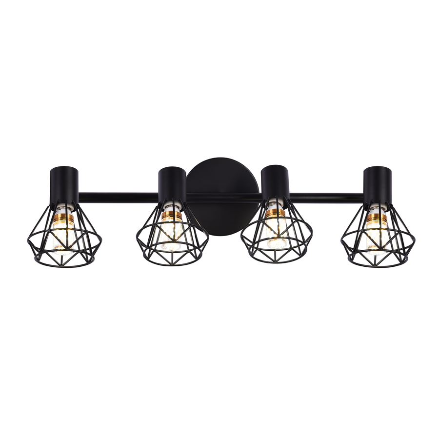 Lampadario con Paralume, GRACIE, Diamond, 4xE14, Nero, Metallo Lampadari Classici Titolo predefinito Alessandro Design