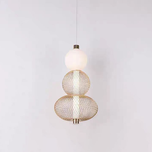 Lampadario LED a Sospensione LM550/3GD, 12W, Luce 3000/4000/6000K, Oro Lampadari Moderni Titolo predefinito Alessandro Design