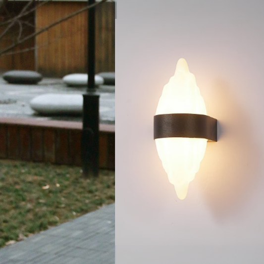 Applique da esterno LED ICEBERG 10W Metallo IP65 Nero Applique da esterno Titolo predefinito Alessandro Design