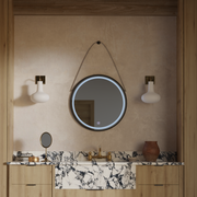 Specchio rotondo a LED, 60 cm, Basic Touch Specchi Korman C Titolo predefinito Alessandro Design