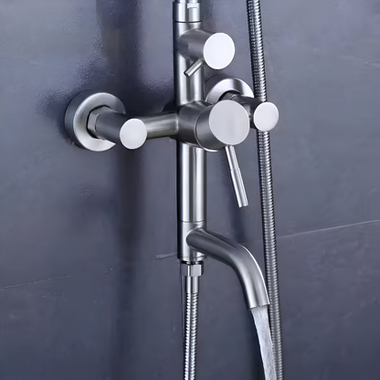 Colonna doccia, Acciaio inossidabile SUS304, satinato, Rubinetti e colonne doccia LY003 Titolo predefinito Alessandro Design