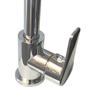 Rubinetto da cucina in acciaio inossidabile, cromato, bocca girevole, rubinetti da cucina alti WH207 Titolo predefinito Alessandro Design