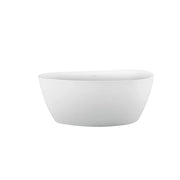 Vasca Da Bagno Freestanding, Semiovale, Acrilico, Bianco, 150×72×60 Cm Vasche Da Bagno Freestanding Titolo predefinito Alessandro Design