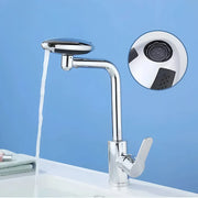 Rubinetto Lavabo Cartuccia Ceramica Bocca Rotante Cromo Lucido Collegamenti Inclusi EC02 Rubinetti Bagno Titolo predefinito Alessandro Design