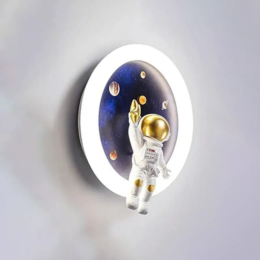 Lampadario LED con telecomando ASTRONAUT, 51W, Luce Fredda/Calda/Neutra, Lampadari LED Bianco Blu con telecomando Titolo predefinito Alessandro Design