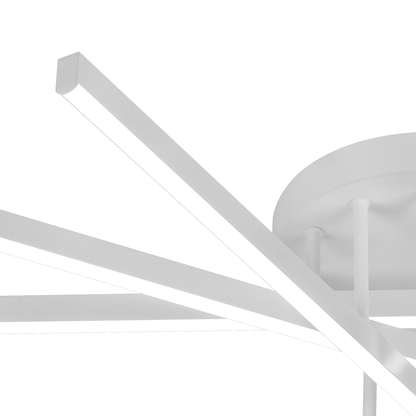 Lampadario LED con Telecomando GIO, 68W, 5 Elementi, Luce Fredda/Calda/Neutra, Dimmerabile, Lampadario LED Bianco con Telecomando Titolo predefinito Alessandro Design