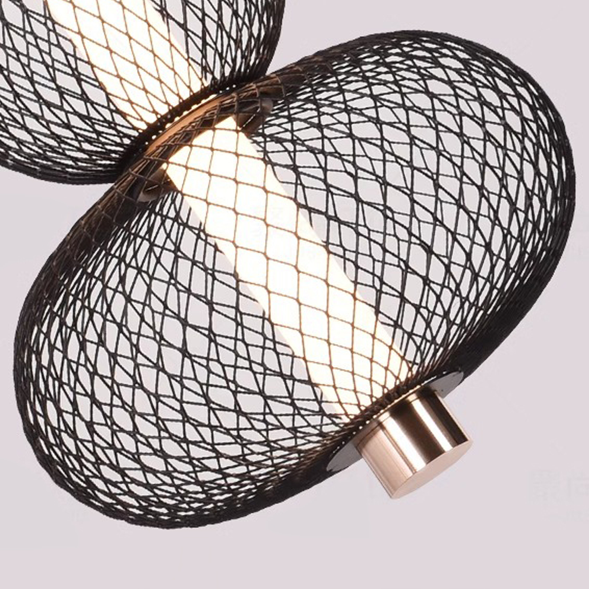 Lampadario LED a Sospensione LM550/3BK, 12W, Luce 3000/4000/6000K, Nero Lampadari Moderni Titolo predefinito Alessandro Design