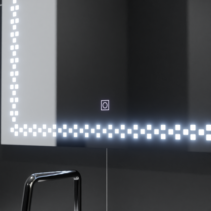 Specchio LED rettangolare 80x60cm Stella Basic Touch Specchi Korman C Titolo predefinito Alessandro Design