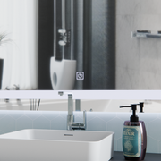 Giga LED Mirror, 80x60cm, Argento, Touch, Luce 6000K Korman Mirrors E Titolo predefinito Alessandro Design