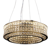 Lampadario LED con telecomando, LLC160/500GD, cristallo e metallo, 54W, dimmerabile, altezza regolabile, luce fredda/calda/neutra, illuminazione di lusso Lampadari LED con telecomando Titolo predefinito Alessandro Design