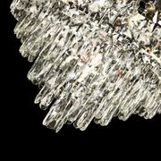 Lampadario in Cristallo FLORENCE Eleganza, 9x E14, Diametro 50cm, Cromo Lucido, Altezza Regolabile Lampadari in Cristallo Titolo predefinito Alessandro Design