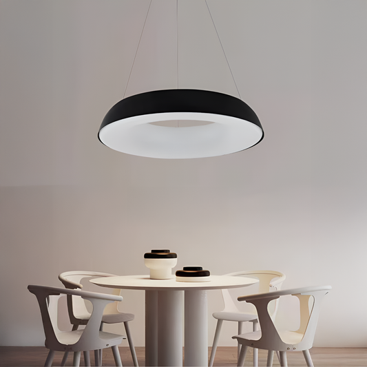 Lampadario LED a Sospensione con Telecomando CHIARA, 73W, Luce Fredda/Calda/Neutra, Dimmerabile, Nero Lampadari LED con Telecomando Titolo predefinito Alessandro Design
