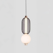 Lampadario LED a Sospensione LM550/2BK, 11W, Luce 3000/4000/6000K, Nero, Altezza Regolabile Lampadari Moderni Titolo predefinito Alessandro Design