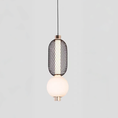 Lampadario LED a Sospensione LM550/2BK, 11W, Luce 3000/4000/6000K, Nero, Altezza Regolabile Lampadari Moderni Titolo predefinito Alessandro Design