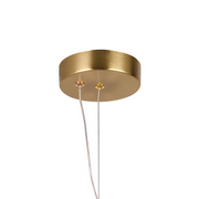 Lampadario LED a Sospensione LM551/4GD, 23W, Luce 3000/4000/6000K, Oro, Altezza Regolabile Lampadari Moderni Titolo predefinito Alessandro Design