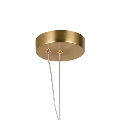 Lampadario LED a Sospensione LM551/4GD, 23W, Luce 3000/4000/6000K, Oro, Altezza Regolabile Lampadari Moderni Titolo predefinito Alessandro Design