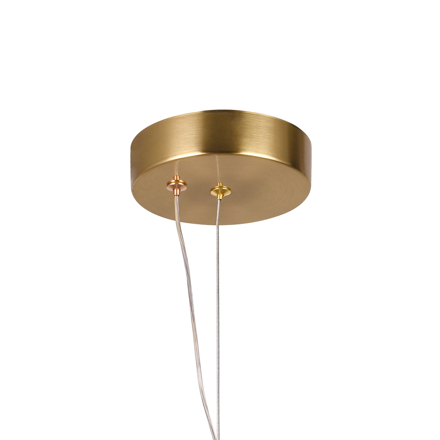 Lampadario LED a Sospensione LM551/4GD, 23W, Luce 3000/4000/6000K, Oro, Altezza Regolabile Lampadari Moderni Titolo predefinito Alessandro Design