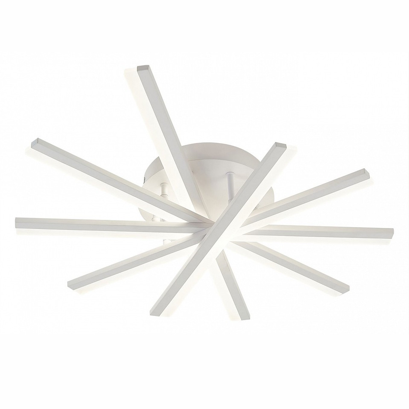 Lampadario a LED con telecomando ZOE, 67W, Luce Fredda/Calda/Neutra, Dimmerabile, Lampadario a LED Bianco con telecomando Titolo predefinito Alessandro Design