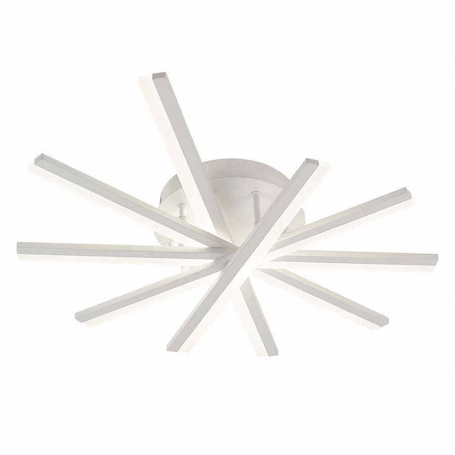 Lampadario a LED con telecomando ZOE, 67W, Luce Fredda/Calda/Neutra, Dimmerabile, Lampadario a LED Bianco con telecomando Titolo predefinito Alessandro Design