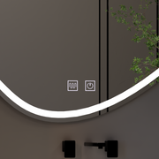 Oglinda LED Touch Quassare, Sistem Dezaburire 90x65 cm Oglinzi Korman E Default Title Alessandro Design