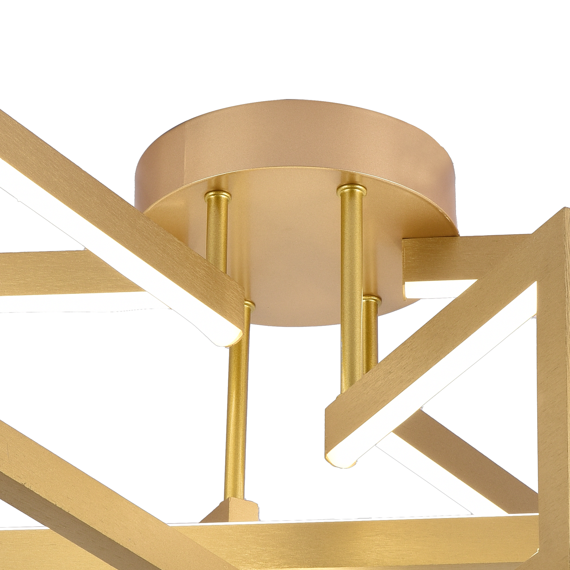 Lampadario LED con Telecomando 71W, 3 Elementi, Luce Fredda/Calda/Neutra, Dimmerabile, Oro Lampadari LED con Telecomando Titolo predefinito Alessandro Design