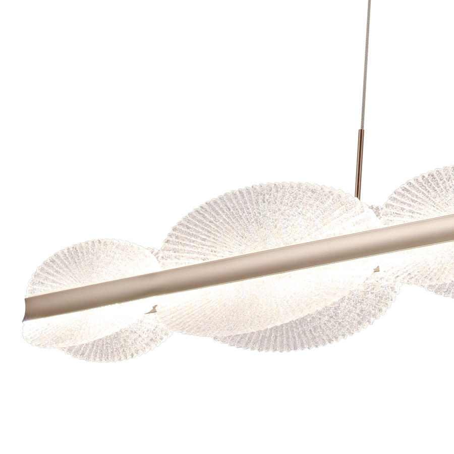 Lampadario LED a Sospensione con Telecomando ISOTTA 105W, Luce Fredda/Calda/Neutra 3000K/4000K/6000K, Dimmerabile, Altezza Regolabile, Nero e Argento, Lampadari a LED con Telecomando in Metallo e Cristallo Titolo predefinito Alessandro Design