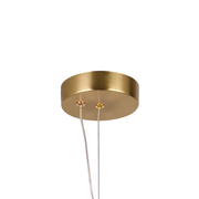 Lampadario LED a Sospensione LM550/2GD, 11W, Luce 3000/4000/6000K, Oro, Altezza Regolabile Lampadari Moderni Titolo predefinito Alessandro Design