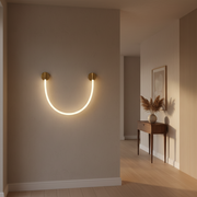 Lampada da parete a LED, 110 cm, 3000K/4000K/6000K, Lampada da parete per interni color oro Titolo predefinito Alessandro Design