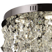 Lampadario LED in cristallo LLC212/400BU Rotondo, 22W, Luce fredda/calda/neutra, cristalli, Lampadari in cristallo cromato lucido Titolo predefinito Alessandro Design