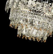 Lampadario di cristallo MAJESTIC Elegance, 9x E14, diametro 50 cm, cromo lucido, altezza regolabile Lampadario di cristallo Titolo predefinito Alessandro Design