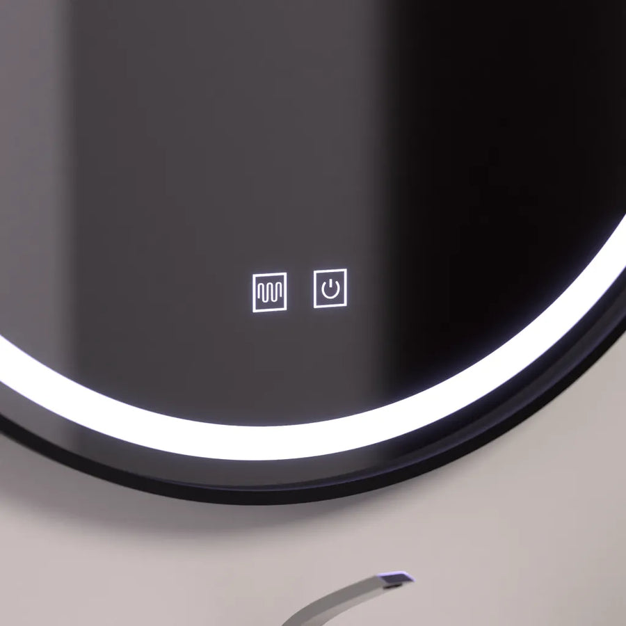 Oglinda LED Rotunda 60cm, Lucea Touch, Sistem Dezaburire, Dimabila Oglinda Baie cu LED si Dezaburire Default Title Alessandro Design