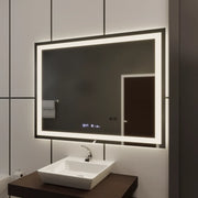 Specchio LED rettangolare 120x80cm Vérité MotionGlow Marcello, Sistema di disappannamento, Orologio e Termometro, Specchi Dimmerabili Marcello Titolo predefinito Alessandro Design