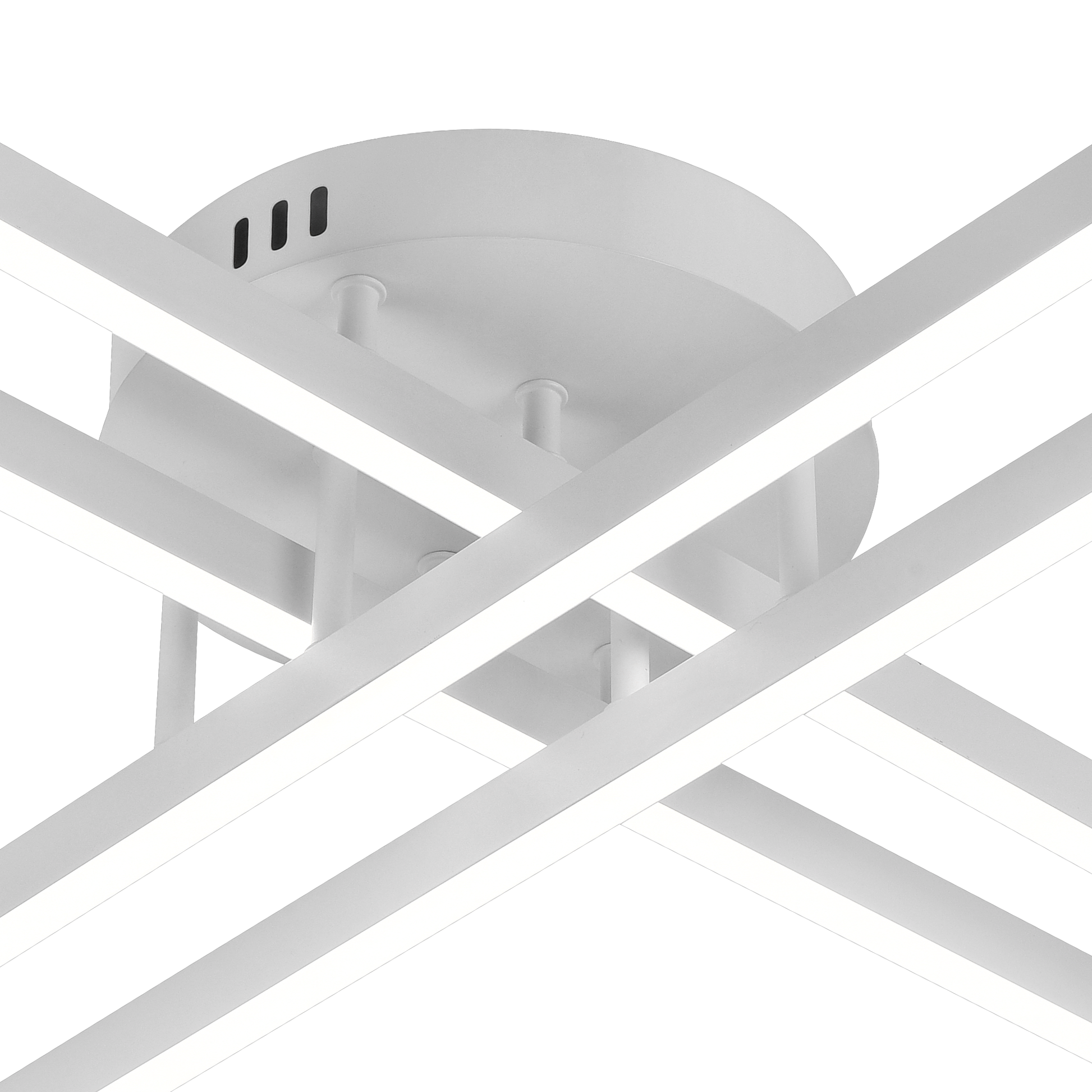 Lampadario LED con Telecomando GIO, 54W, 4 Elementi, Luce Fredda/Calda/Neutra, Dimmerabile, Lampadario LED Bianco con Telecomando Titolo predefinito Alessandro Design