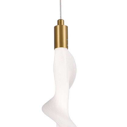 Lampadario LED a Sospensione in Acrilico UNDA Bishop, 22W, Luce 3000/4000/6000K, Bianco, Altezza Regolabile Lampadari Moderni Titolo predefinito Alessandro Design
