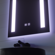 Specchio rettangolare a LED, 50x70 cm, C206S/50X70 Touch, sistema Demister, specchi dimmerabili Korman C Titolo predefinito Alessandro Design