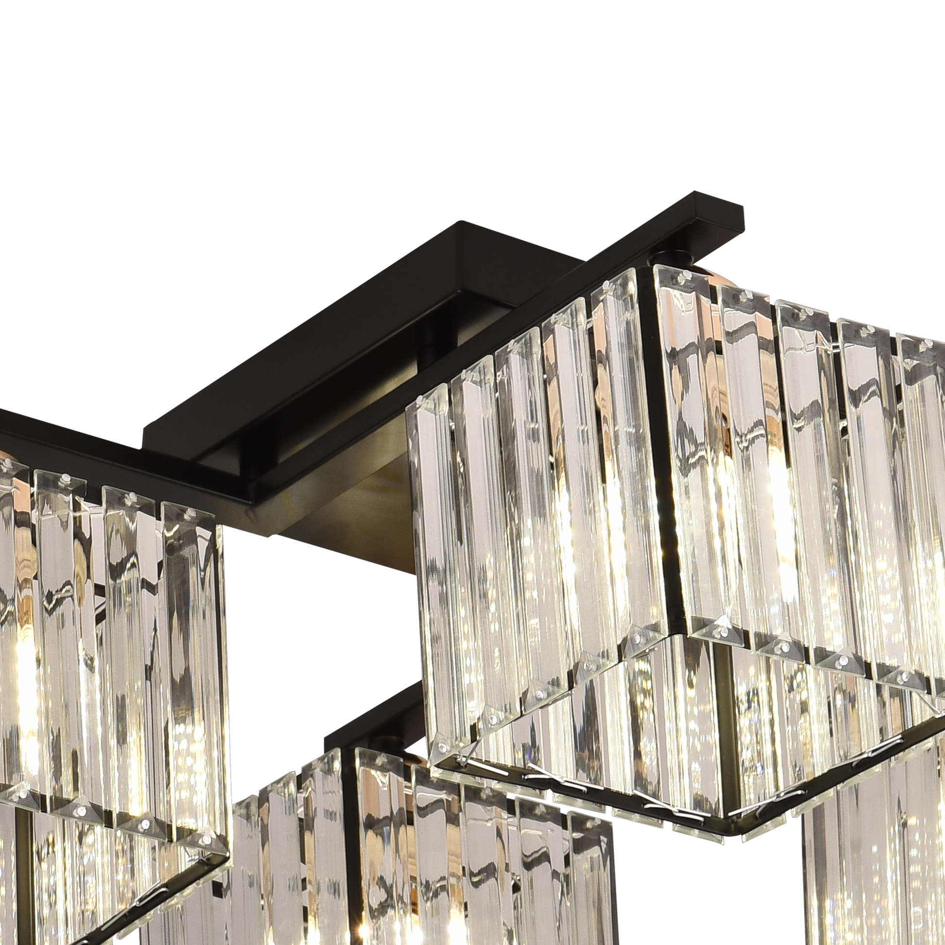 Lampadario georgiano, LC111/4BK, 4x E27, Nero, Metallo Lampadari classici Titolo predefinito Alessandro Design