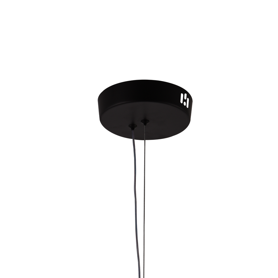 Lampadario LED a Sospensione con Telecomando 29W, Orin, 1 elemento, Altezza Regolabile, Luce Calda/Fredda/Neutra, Bianco, Meta Lampadari LED con Telecomando Titolo predefinito Alessandro Design