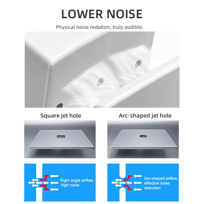 Asciugamani con sensore, 1200 W, bianco, 2026WH Titolo predefinito Alessandro Design