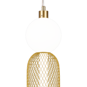 Lampadario LED a Sospensione LM550/2GD, 11W, Luce 3000/4000/6000K, Oro, Altezza Regolabile Lampadari Moderni Titolo predefinito Alessandro Design