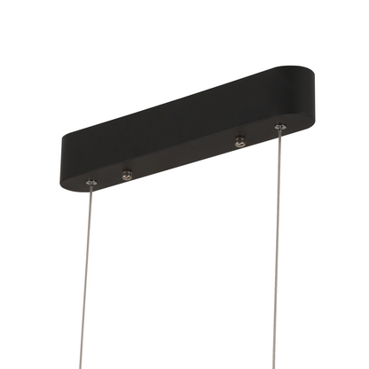 Lampadario LED a Sospensione con Telecomando ISOTTA 105W, Luce Fredda/Calda/Neutra 3000K/4000K/6000K, Dimmerabile, Altezza Regolabile, Nero e Argento, Lampadari a LED con Telecomando in Metallo e Cristallo Titolo predefinito Alessandro Design