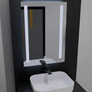 Specchio LED Rettangolare, 50x70cm, Doppia Luce Basic Touch LED Specchi Titolo predefinito Alessandro Design