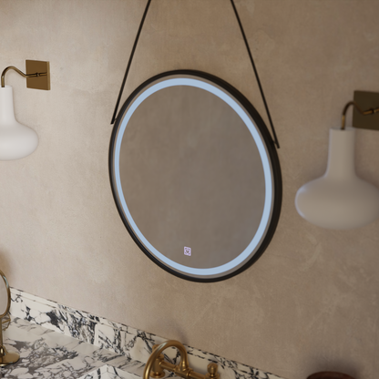 Specchio rotondo a LED, 60 cm, Basic Touch Specchi Korman C Titolo predefinito Alessandro Design