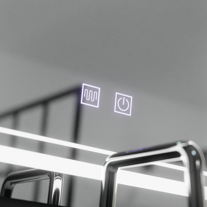Specchio LED rettangolare, 60x80cm, KOVEN Touch, Sistema Demister, Specchi Dimmerabili Korman E Titolo predefinito Alessandro Design