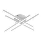 Lampadario LED con Telecomando GIO, 54W, 4 Elementi, Luce Fredda/Calda/Neutra, Dimmerabile, Lampadario LED Bianco con Telecomando Titolo predefinito Alessandro Design