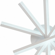 Lampadario a LED con telecomando ZOE, 67W, Luce Fredda/Calda/Neutra, Dimmerabile, Lampadario a LED Bianco con telecomando Titolo predefinito Alessandro Design