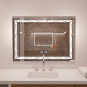 Specchio rettangolare LED 80x60 Touch Volta Sistema antiappannante Specchi Korman E Default Title Alessandro Design