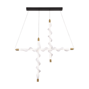 Lampadario LED a Sospensione in Acrilico UNDA Bishop, 22W, Luce 3000/4000/6000K, Bianco, Altezza Regolabile Lampadari Moderni Titolo predefinito Alessandro Design
